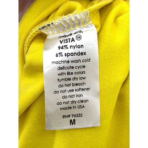 Susana Monaco  Racerback A-line Tank Dress - Lemon [‎ Medium ] - Picture 6 of 6